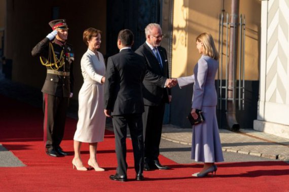 Президентская чета посетила Латвию с официальным визитом.