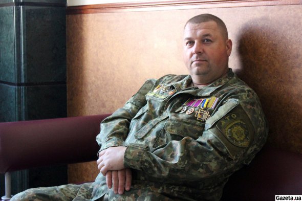 Військовий приїхав на марш проти капітуляції з Миколаєва