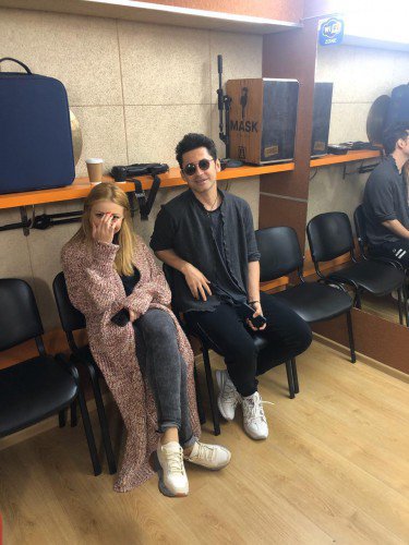 Тіна Кароль і Дан Балан на репитиціїї до прямого ефіру "Танців з зірками".