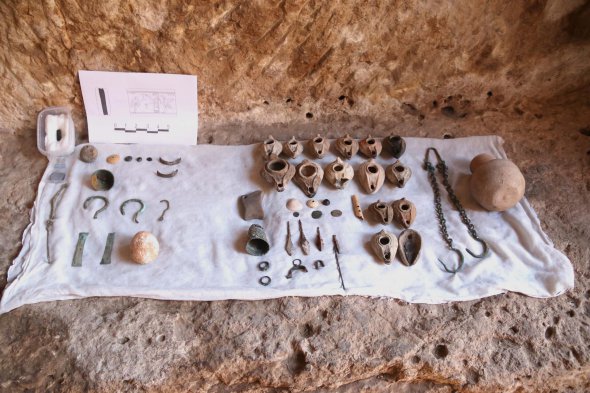 Артефакти, виявлені у давній візантійській фортеці