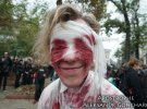 Накануне Хэллоуина в Киеве прошел парад зомби. Фото: Апостроф