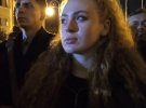 На Майдане Независимости устроили акцию-протеста из-за разведения сил. Фото: София Староконь
