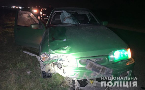 На объездной дороге Новомосковска Днепропетровской области под колесами Ford Sierra погиб неизвестный мужчина