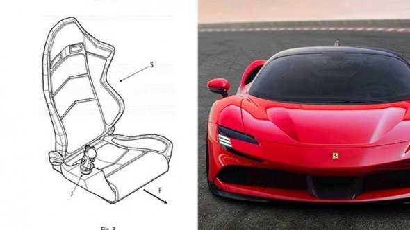 Ferrari запатентовала джойстик для управления машиной