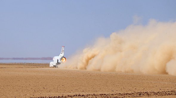 Випробування пройшли  в пустелі Калахарі в Південній Африці. Фото: скріншот