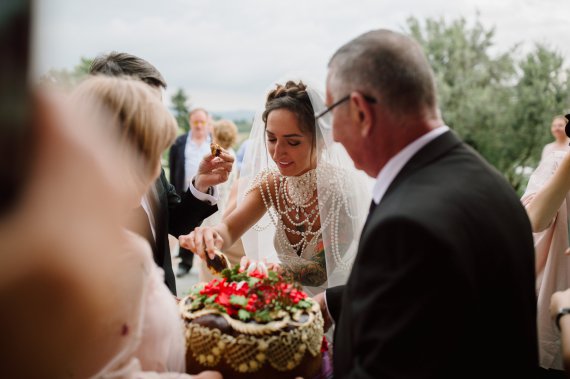 На свадьбу в Италию приехали родители из Харькова и подруги из разных стран