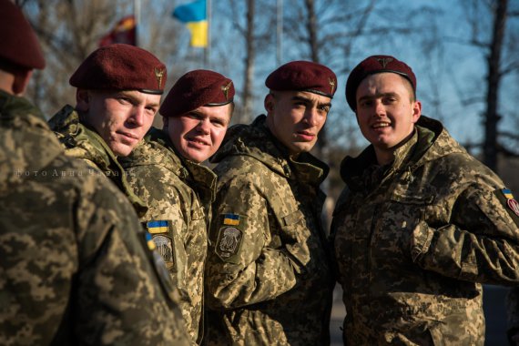 День десантника в военной части под Полтавой.