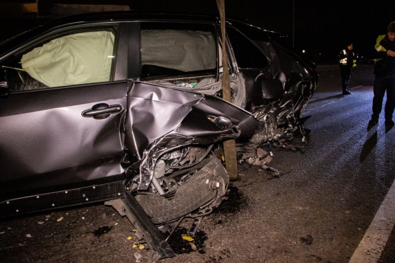 У Києві на Набережному шосе зіткнулися 4 автомобілі