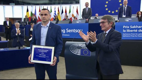 Сенцов стал лауреатом премии Сахарова в 2018 году