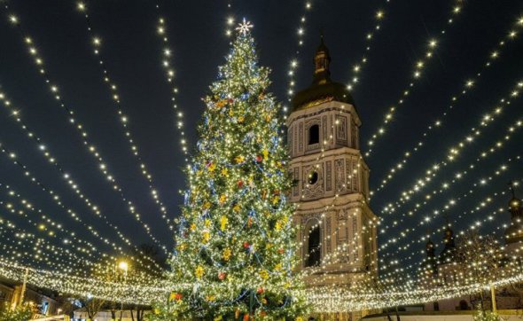 Главную новогоднюю елку Украины разместят на Софийской площади Киева