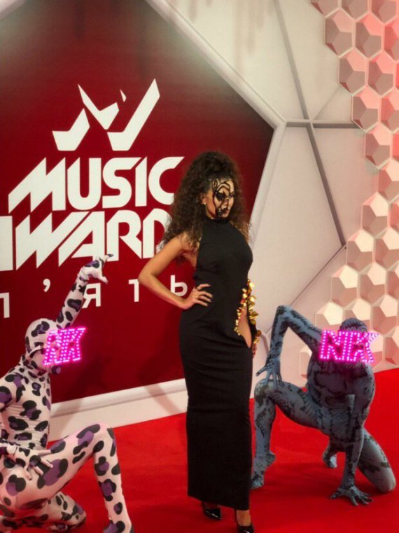 Настя Каменских на премии M1 Music Awards-2019