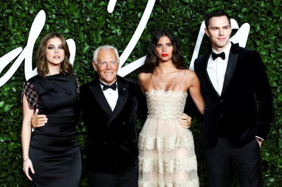 Барбара Палвін, Джорджіо Армані, Сара Сампайо та Ніколас Гоулт