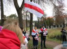 В Білорусі влаштували черговий протест проти інтеграції з Росією. Фото: Белсат