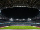 Свежепостроенный к Олимпиаде стадион в Токио