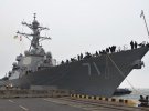 Вперше USS Ross прибув у регіон у 2014 році. Відтоді корабель є частим гостем