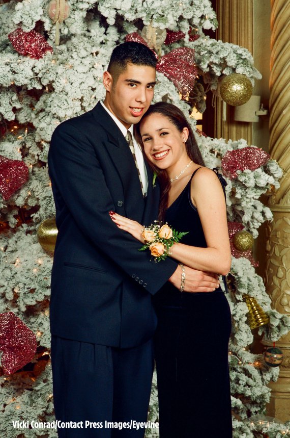 15-річна Меган Маркл з тодішнім хлопцем Луїсом Сегурою