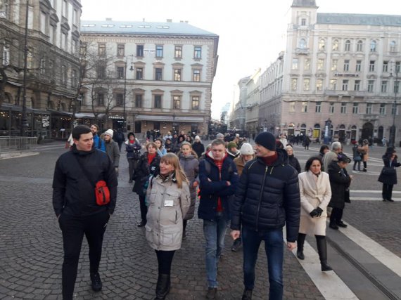 Українцям влаштували екскурсію в Будапешті