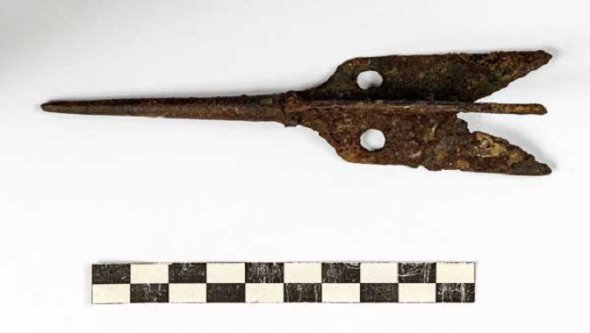 На Полтавщине нашли наконечник стрелы золотоордынского охотника