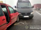 На Рівненщині зіткнулися 7 автомобілів. Двоє травмованих