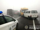 На Рівненщині зіткнулися 7 автомобілів. Двоє травмованих