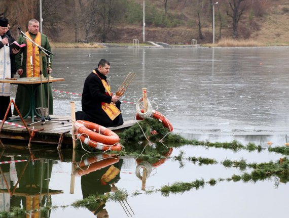 Святкування Водохреще Гвардійців Навчального центру