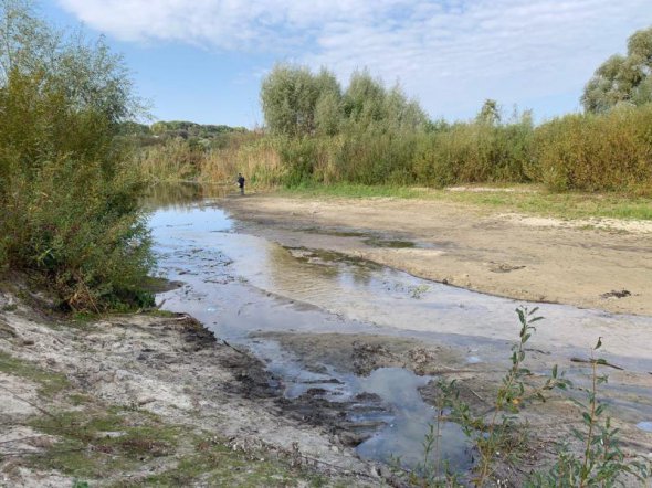 Реки в Украине имеют снежное питания и изменение в структуре осадков приводит к пересыханию водоемов