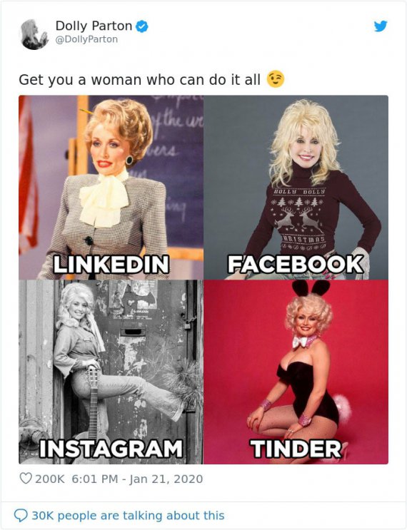 В сети распространяется вирусный мем о том, как отличаются фото в разных соцсетях