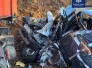 На Київщині   вантажівка DAF влетіла  у    ВАЗ. Одна людина загинула,ще одна – скалічилася