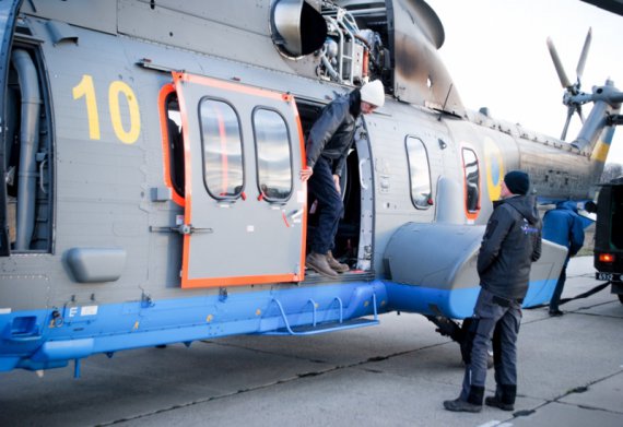 Українські авіатори випробували французькі вертольоти Airbus Н-225 Super Puma