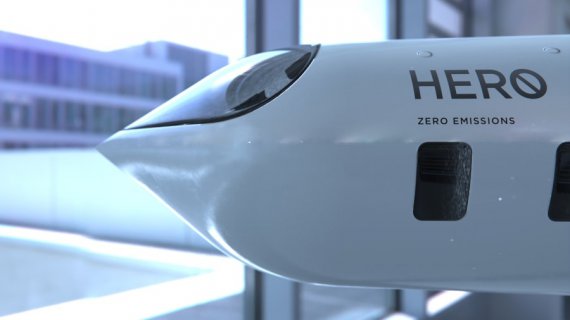 Концепція електричного реактивного літака Her0 Zero Emissions Airplane