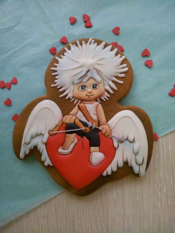Оригинальные идеи украшения печенья на День Валентина