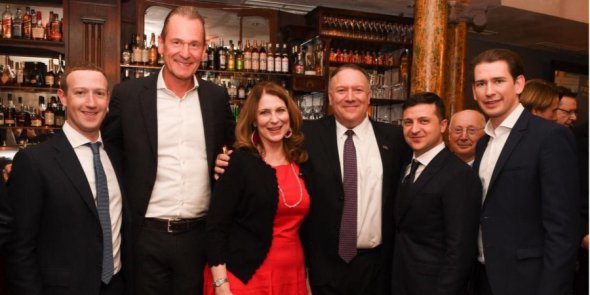 Владимир Зеленский встретился во время неформального ужина с госсекретарем США Майком Помпео и другими участниками Мюнхенской конференции