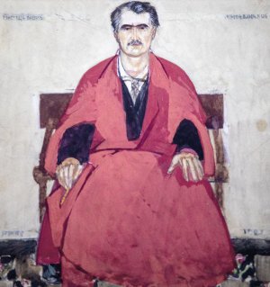 Художник Федір Кричевський намалював 1921-го ескіз портрету свого брата-архітектора Василя на 50-річчя. Довгий час вважали, що брати ворогували 