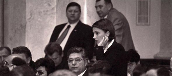 Лазаренко і Тимошенко у Верховній Раді.