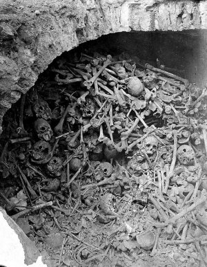 Середньовічне поховання під час чуми