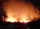 В национальном парке Одессы вспыхнул масштабный пожар