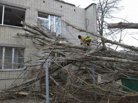 Під час буревію у Херсоні 24 лютого   постраждали 5 людей