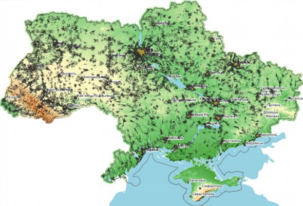 Карта покрытия 4G в Украине