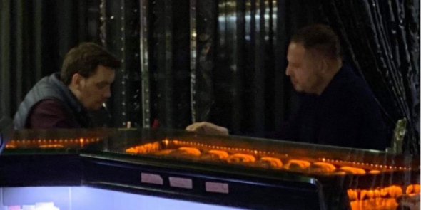 Гончарук і Єрмак у ресторані "Сутра" 1 березня