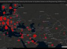 Інфографіки показують опративну ситуацію з коронавірусом Covid-19 у світі