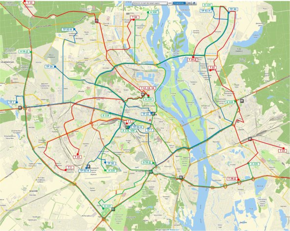 Схема движения транспорта в Киеве во время карантина КГГА