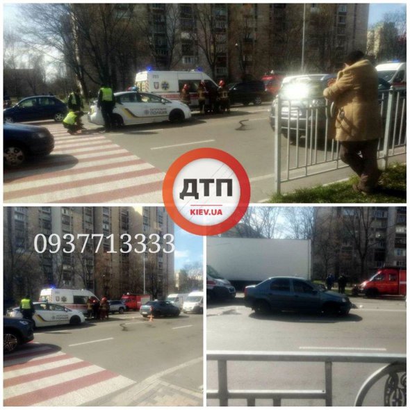 У Києві водій таксі на пішохідному переході збив жінку з 6-річним хлопчиком. Дитина у важкому стані в лікарні