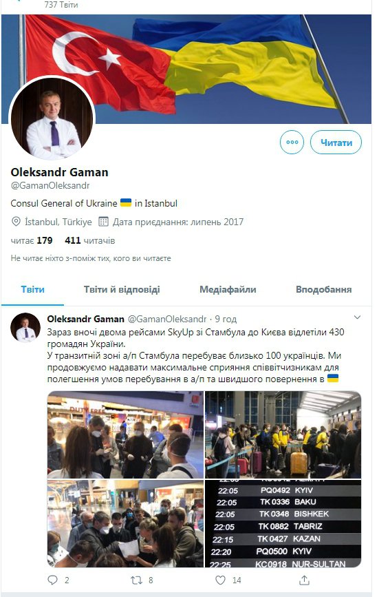 Близько сотні українців перебувають у транзитній зоні аеропорту Стамбулу