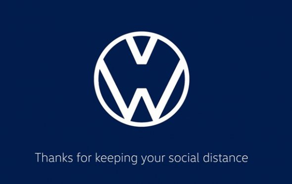 Volkswagen и Audi временно изменили логотипы из-за пандемии коронавирусу. 
