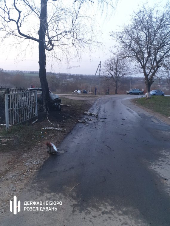 На Черкащині  п'яний поліцейський на   Daewoo влаштував вогняну смертельну аварію
