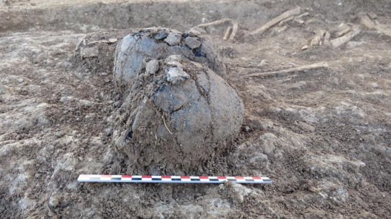 Во Франции раскопали древнее захоронение