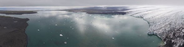 Ледник Брейдамеркурйокудль в 2019 году