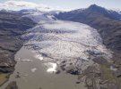 Ледник Скалафеллсйокудль в 2019 году