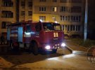 В квартире 9-этажки на ул. Скрипника во Львове произошел взрыв, после чего начался пожар