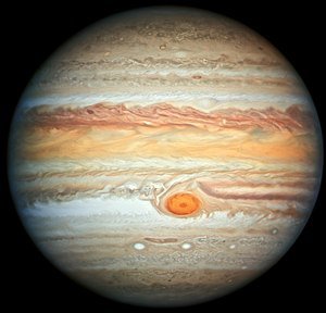 Фотографія Юпітера, зроблена 27 червня 2019 року з телескопа «Хаббл».